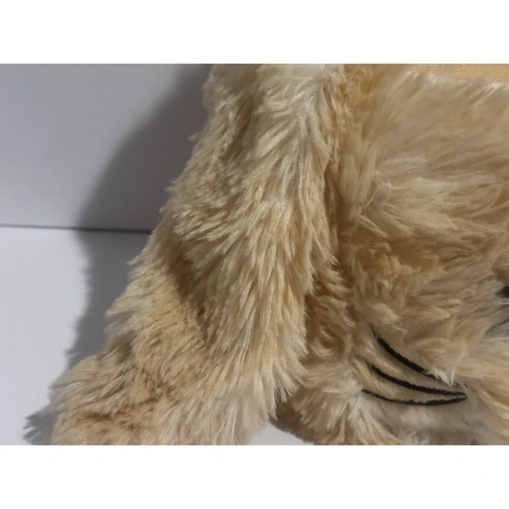 NEW Easter Basket Plush Bunny  Celebrate Rabbit Soft Handle Tan Khaki‎